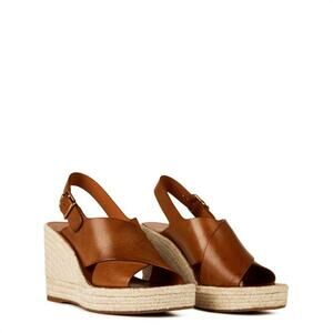 Chloe Brown Espadrille Wedges
